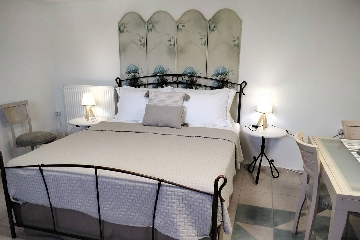 Διαμέρισμα Amelia στη Σίφνο - Υπνοδωμάτιο με διπλό κρεβάτι
