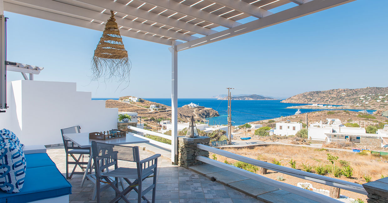 View from Lydia house in Sifnos