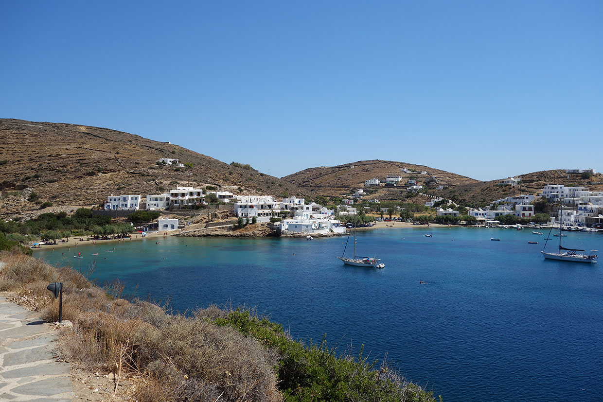 The beaches Fassolou and Faros in Sifnos