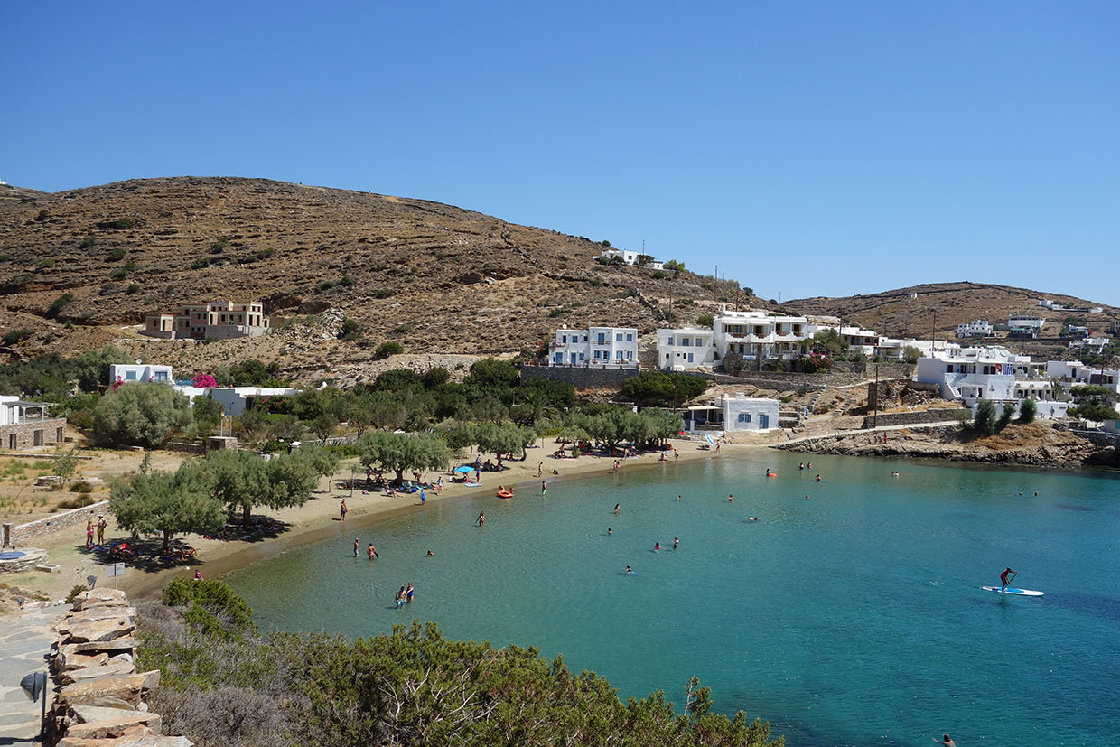 The beach Glyfo in Sifnos